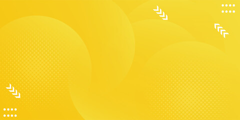 Poster - Fluid yellow gradient shapes composition. for presentation design. vector Eps 10