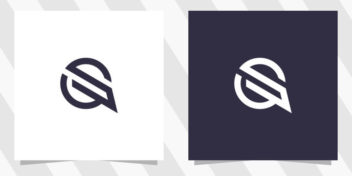 letter s logo design vector