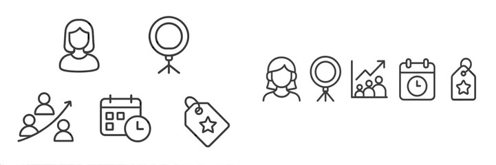 Poster - Visual representation of business planning and personal branding concepts in a minimalistic design