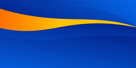 Poster - Yellow and blue abstract background design. Vector EPS 10