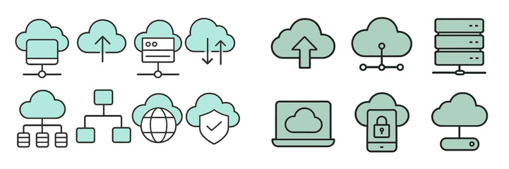 Poster - Understanding cloud computing concepts and services through visual representations with connectivity and security elements