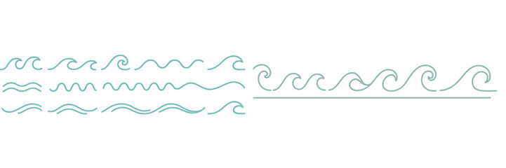 Poster - Intricate patterns of ocean waves design for creative projects and artistic expressions