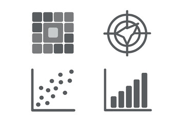 Poster - Data visualization tools showcase multiple chart types and graphical representations for effective analysis and presentation of information