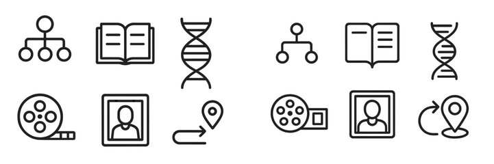 Poster - Symbolic representation of knowledge transfer and genetic information in a creative layout