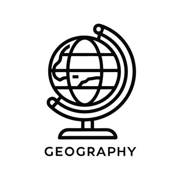 globe icon vector illustration, geography icon