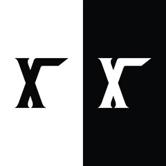 Aufkleber - Initial Letter X Logo Vector Design.