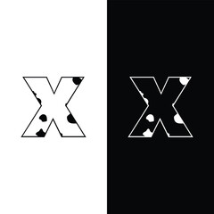 Aufkleber - Initial Letter X Logo Vector Design.