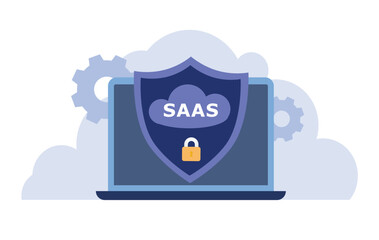 Poster - SaaS security posture management enhances cloud application protection through automated tools. Cloud access security brokers technology for securing saas environments.