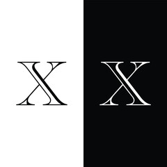 Aufkleber - X Icon Vector Illustration Design Logo Stock Vector.