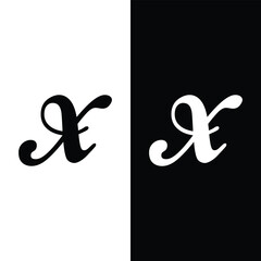 Aufkleber - Initial Letter X Logo Vector Design.