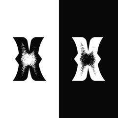 Aufkleber - X Logo Design and template. Creative X icon initials based Letters in vector.