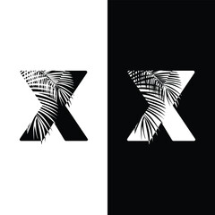 Aufkleber - Initial letter x logo design template.