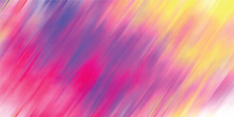 Aufkleber - Abstract colorful watercolor wash diagonal brush strokes artistic background with pink purple and yellow tones for design projects