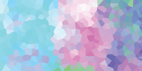Aufkleber - Abstract geometric mosaic of soft pastel colors in a gradient composition background ideal for modern design