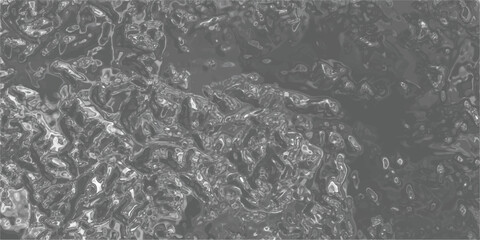 Aufkleber - Abstract liquid surface in grayscale with ripples and shifting light reflections representing a fluid texture
