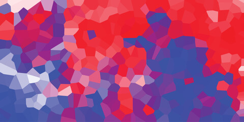 Aufkleber - Abstract mosaic style design with vibrant colors creating a dynamic and modern look ideal for various digital and print design projects.