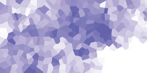 Aufkleber - Abstract polygonal mosaic in various shades of purple creating a textured background suitable for digital design and modern visual concepts.