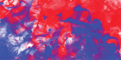 Aufkleber - Abstract watercolor background in patriotic colors with red and blue artistic design