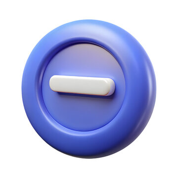 A 3D Icon Representing Removal or Deletion