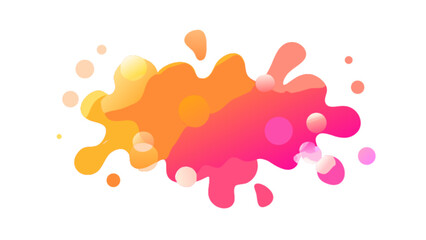 Poster - Abstract colorful fluid shape design vector illustration graphic element for background and decoration use