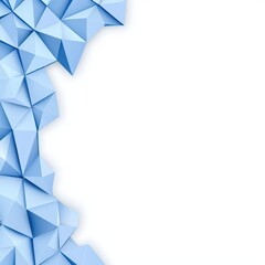 Poster - Abstract Blue Polygonal Background Design for Modern Use