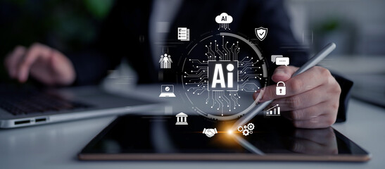 Poster - AI assistant with LLM, big data, machine learning, and generative AI powers prompt engineering and supports agentic AI for advanced business applications. Latch