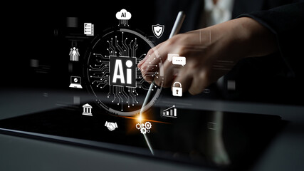 Poster - AI assistant with LLM, big data, machine learning, and generative AI powers prompt engineering and supports agentic AI for advanced business applications. Latch