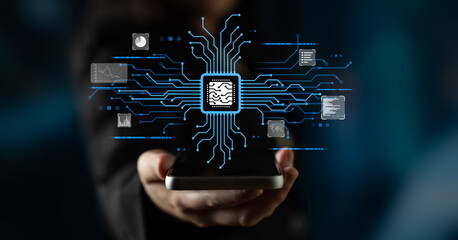 Poster - AI assistant with LLM, big data, machine learning, and generative AI powers prompt engineering and supports agentic AI for advanced business applications. Latch