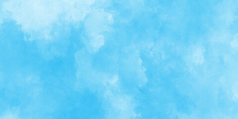 Leinwandbilder - Light blue grunge powder texture art creative and painted design watercolor abstract background for design, natural sky-blue beautiful vintage grunge texture artistic watercolor splash background.