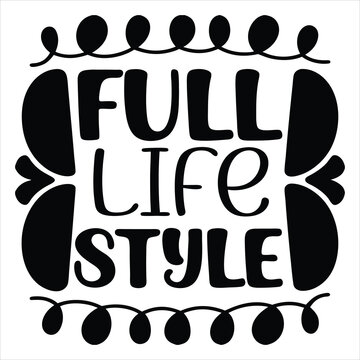 Style - 3D Text with shadow on white background

