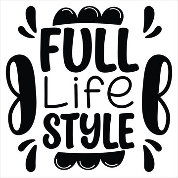 Style - 3D Text with shadow on white background
