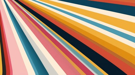 Poster - Vintage Striped Backgrounds, Posters, Banner Samples, Retro Colors from the 1970s 1900s, 70s, 80s, 90s. retro vintage 70s style stripes background poster lines. shapes vector design graphic 1980s