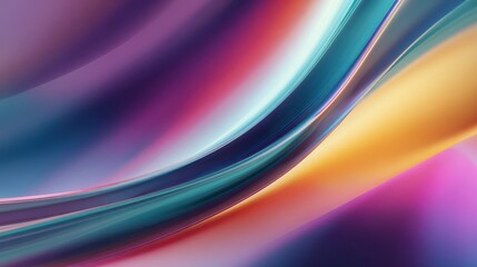 Poster - Abstract design featuring smooth flowing colors creating a dynamic and modern visual experience for various applications.
