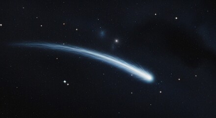 Poster - celestial wanderer a comet's journey across the cosmos