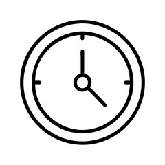 Poster - Clock icon watch time timer hour minute second alarm deadline schedule appointment planning 90