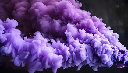 Poster - Vibrant purple smoke release abstract environment artistic content dynamic viewpoint creative concept