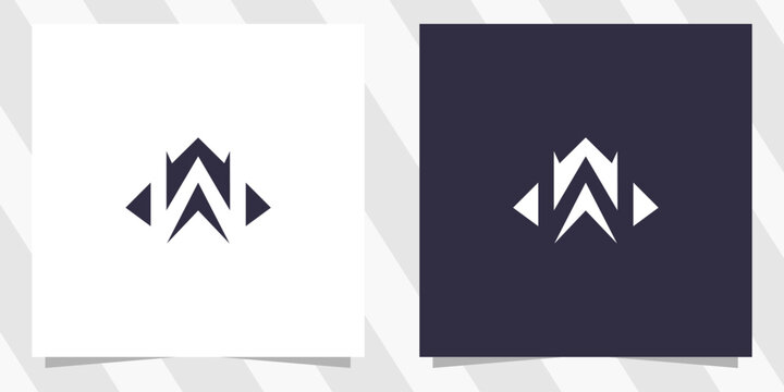 letter w logo design vector