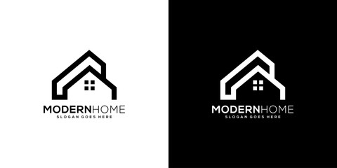Aufkleber - Home home Logo Design Template