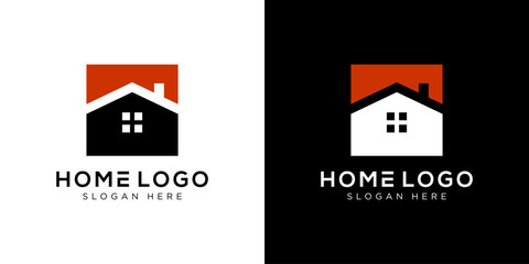 Aufkleber - home Logo Design Template vector
