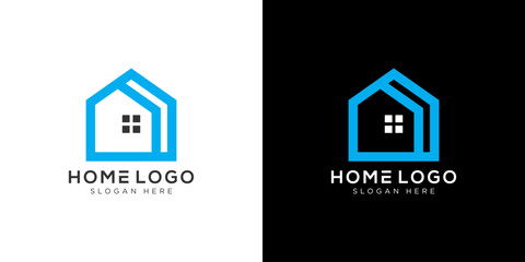 Aufkleber - home Logo Design Template vector