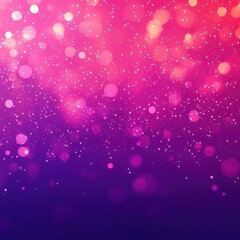 Poster - An abstract background with a gradient from pink to purple and bokeh lights and small white dots scattered around