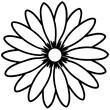 © Nipon - black and white flower