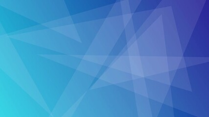 Wall Mural - Blue abstract gradient with transparent triangles