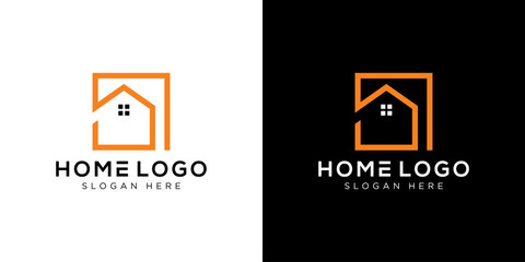 Aufkleber - home Logo Design Template vector