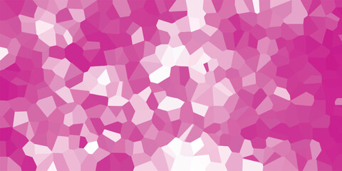 Aufkleber - Abstract geometric mosaic pattern featuring a blend of magenta and white elements creating a visually striking artistic design suitable for various creative projects.
