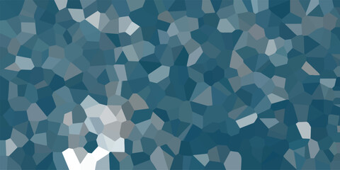 Aufkleber - Abstract geometric mosaic pattern in cool blue and gray tones suitable for background or decorative applications.