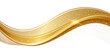 © Muhammad - 'Luxury Abstract Shiny Golden Wave on Transparent Background'