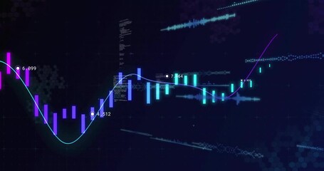 Poster - Following spike bars descending then ascending, popping labels, drifting panels to visualize trends