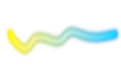 Wall Mural - abstract glowing neon grainy color gradients shape cutout on transparent background, noisy wave shap