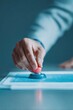 © Ryzhkov - Professional Businessman Hand Stamping Visa Approval on Financial Document Modern Corporate Content for Marketing and Digital Campaigns
